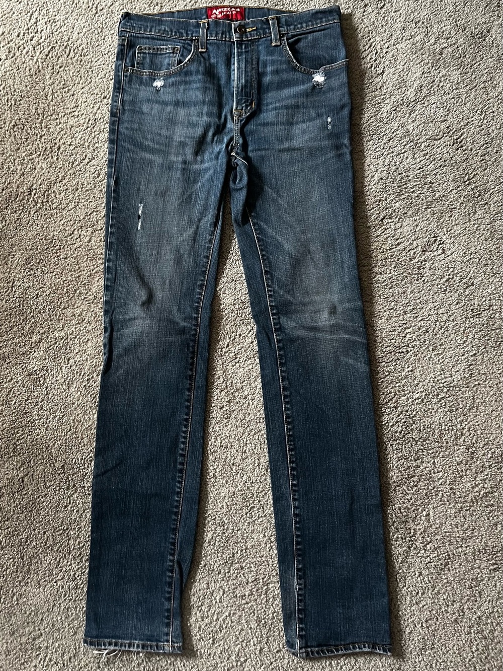 Dark Blue Skinny Jeans - Men’s 32x36